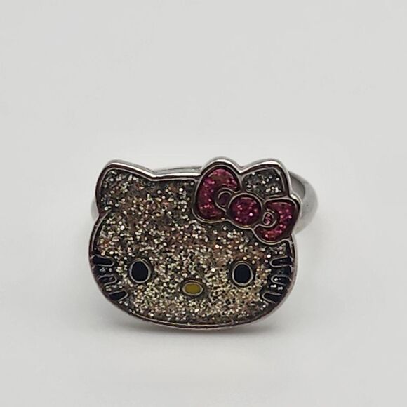 Sanrio Hello Kitty Sparkly Adjustable Ring - Picture 6 of 9